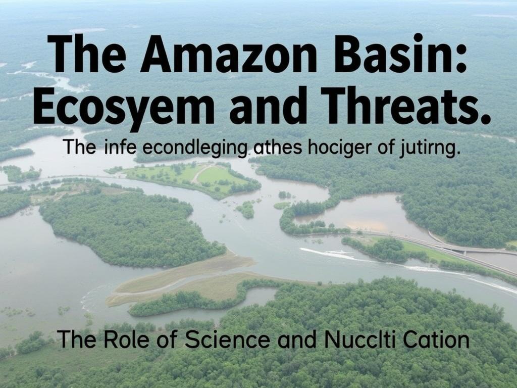 Das Amazonasbecken: Ökosystem und Bedrohungen. Die Rolle der Wissenschaft und der Bildung Das Amazonasbecken: Ökosystem und Bedrohungen. Die Rolle der Wissenschaft und der Bildung