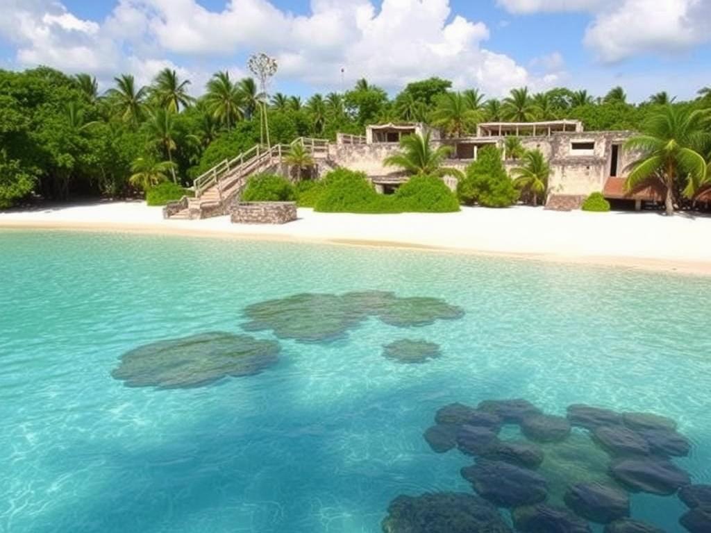     Péninsule du Yucatán : Cenotes, Plages et Sites Archéologiques. Plages : sable blanc et eaux turquoise