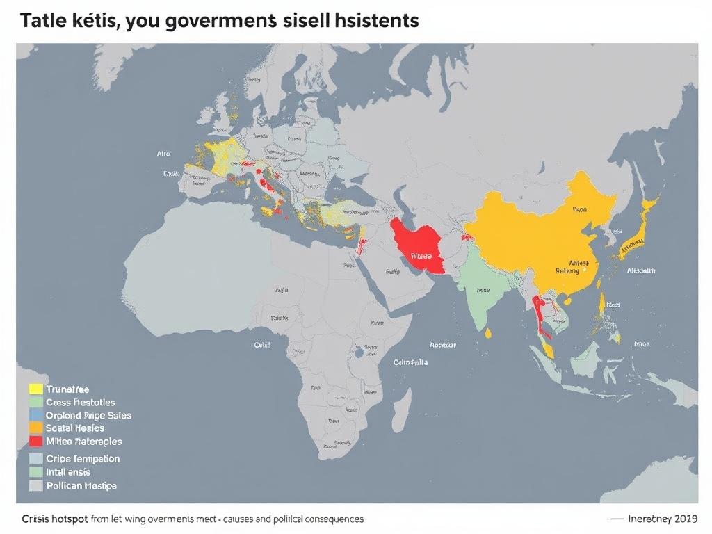 Politische Landkarte: Von Linksregierungen bis zu Krisenherden. Tabelle 2: Krisenherde — Ursachen und politische Folgen Politische Landkarte: Von Linksregierungen bis zu Krisenherden. Tabelle 2: Krisenherde — Ursachen und politische Folgen