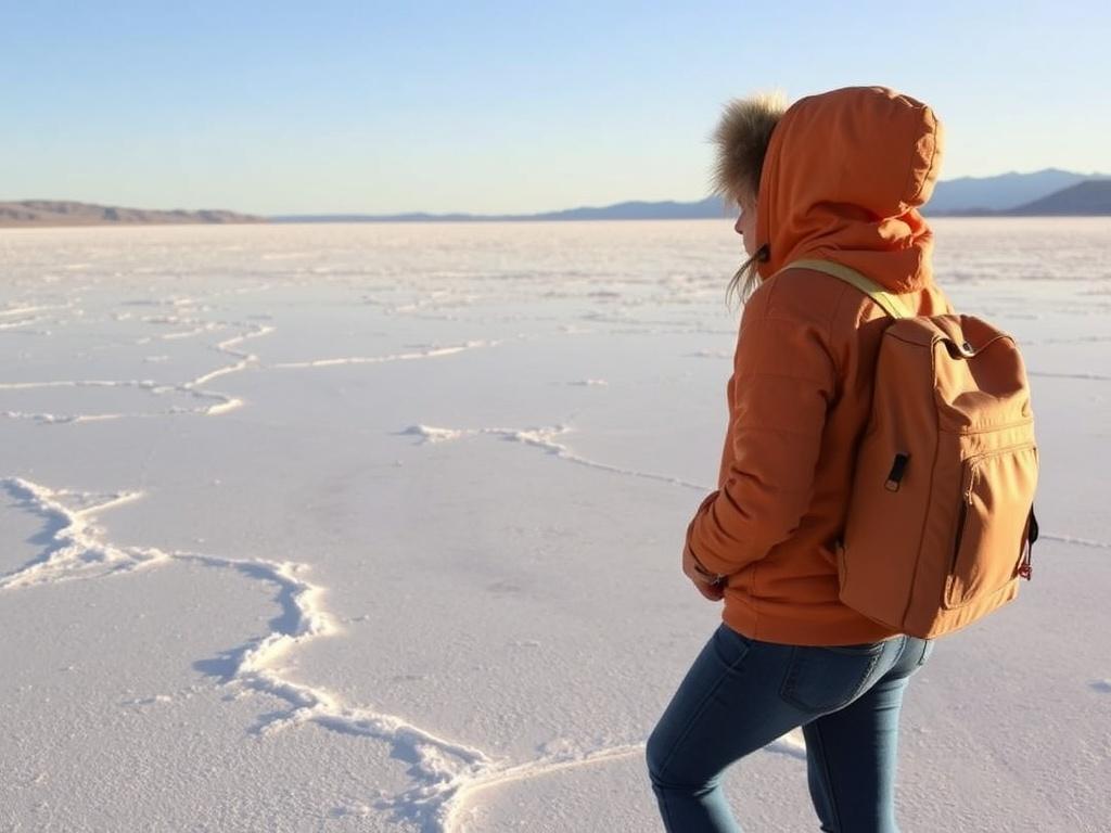 Exploring the Salt Flats of Uyuni, Bolivia. Responsible travel: protecting a fragile landscape Exploring the Salt Flats of Uyuni, Bolivia. Responsible travel: protecting a fragile landscape