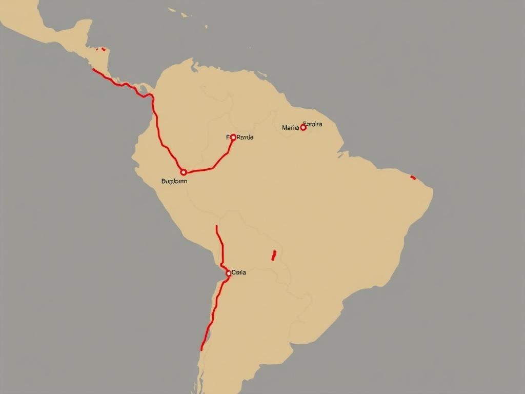 La ruta del Che Guevara por Sudamérica.. Conclusión La ruta del Che Guevara por Sudamérica.. Conclusión