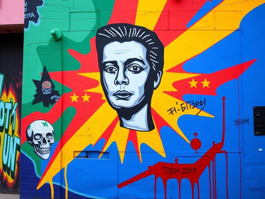 Straßenkunst in Lateinamerika: Politische Botschaften und Farbenpracht. Gegenwart und Digitalisierung: Wie Social Media und neue Technologien visuellen Protest verändern Straßenkunst in Lateinamerika: Politische Botschaften und Farbenpracht. Gegenwart und Digitalisierung: Wie Social Media und neue Technologien visuellen Protest verändern